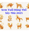 Xem tuổi động thổ năm 2025, Xem tuổi xây nhà năm 2025, tuổi nào làm nhà năm 2025, tính tuổi động thổ xây nhà năm 2025